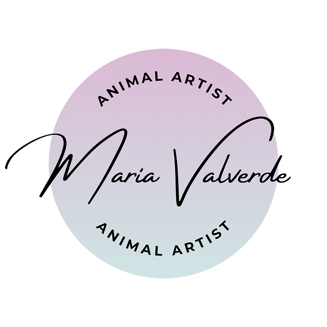 Logo redondo claro - full 2 Maria Valverde - artista animal